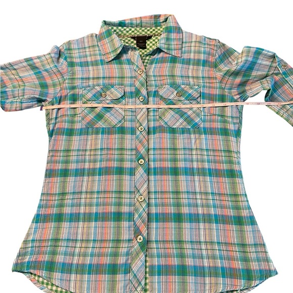 Marmot Multicolor Plaid Women’s Shirt Size Small - Picture 5 of 13